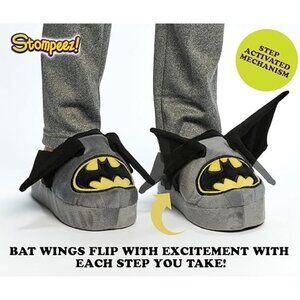 DC Comics Batman Stompeez Animated Kids Slippers Child Youth Size Med NWT